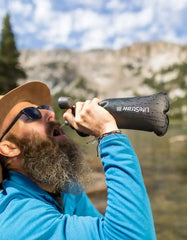 LifeStraw Peak Series Collapsible Squeeze 1L Bottle with Filter